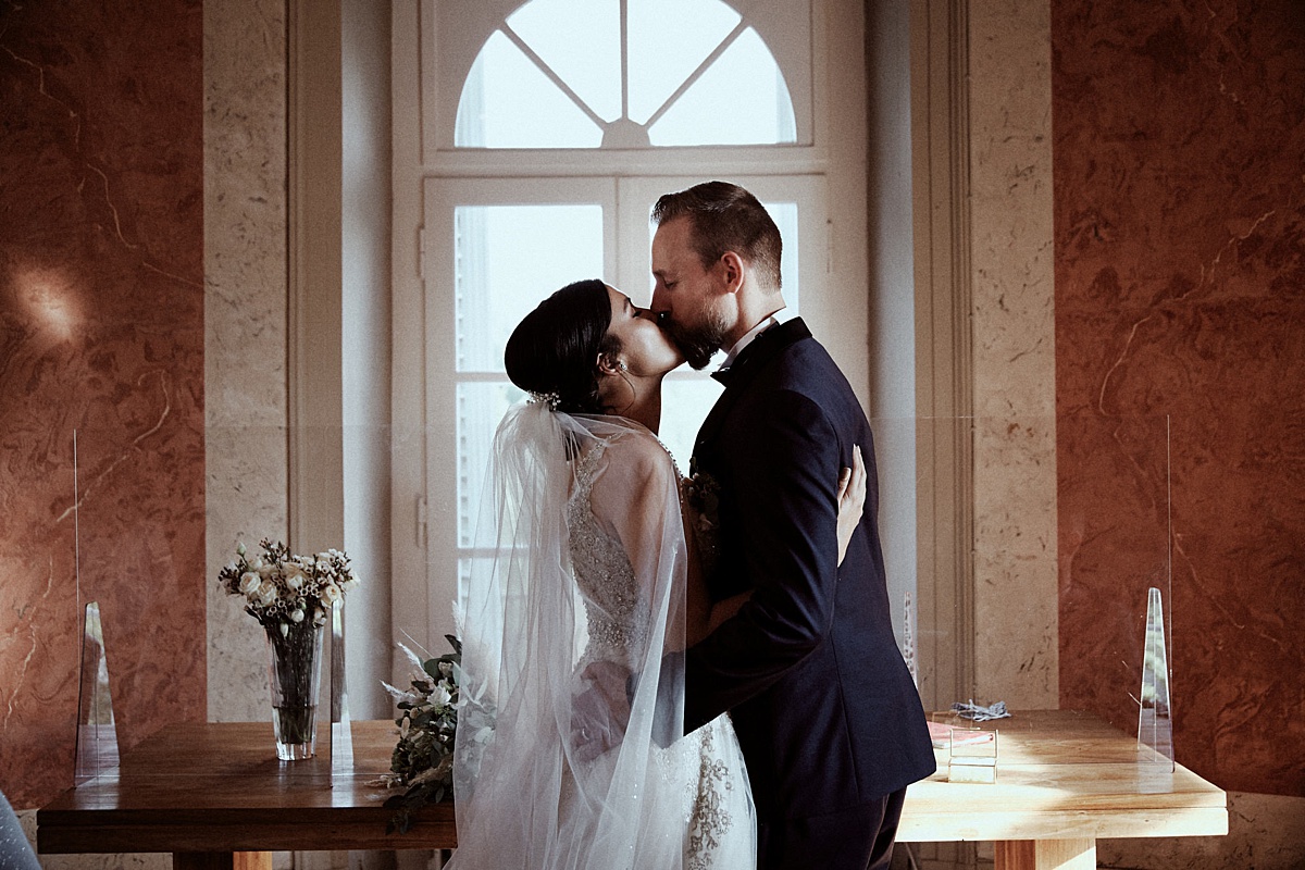 Standesamtliche Hochzeit im Elisenturm Wuppertal – Betül & Sven