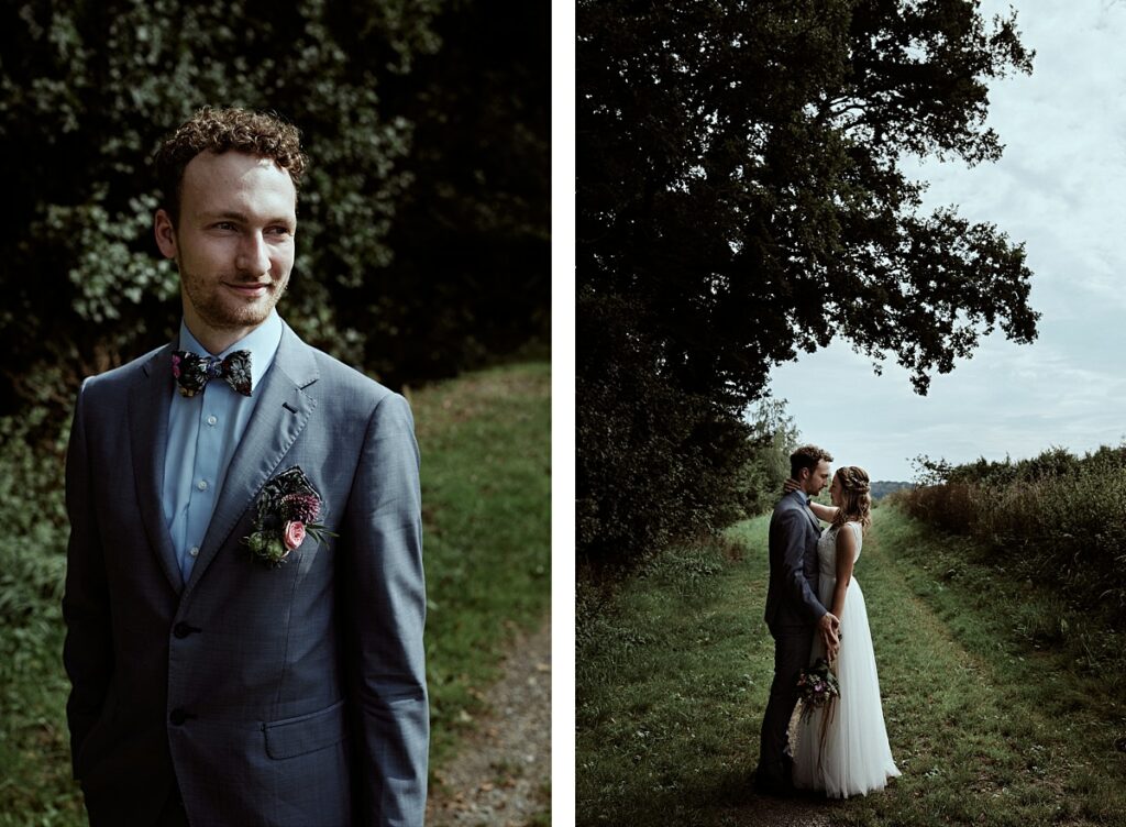 Vegetarische Hochzeit mit Hunden im Sommer Scheunenhochzeit Herford Bielefeld von Laer