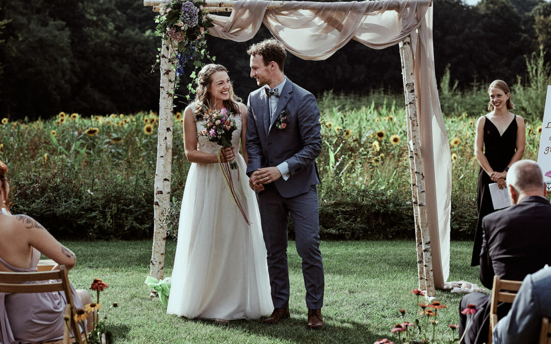 Nanni & Yannic – vegetarische Hochzeit mit Hunden