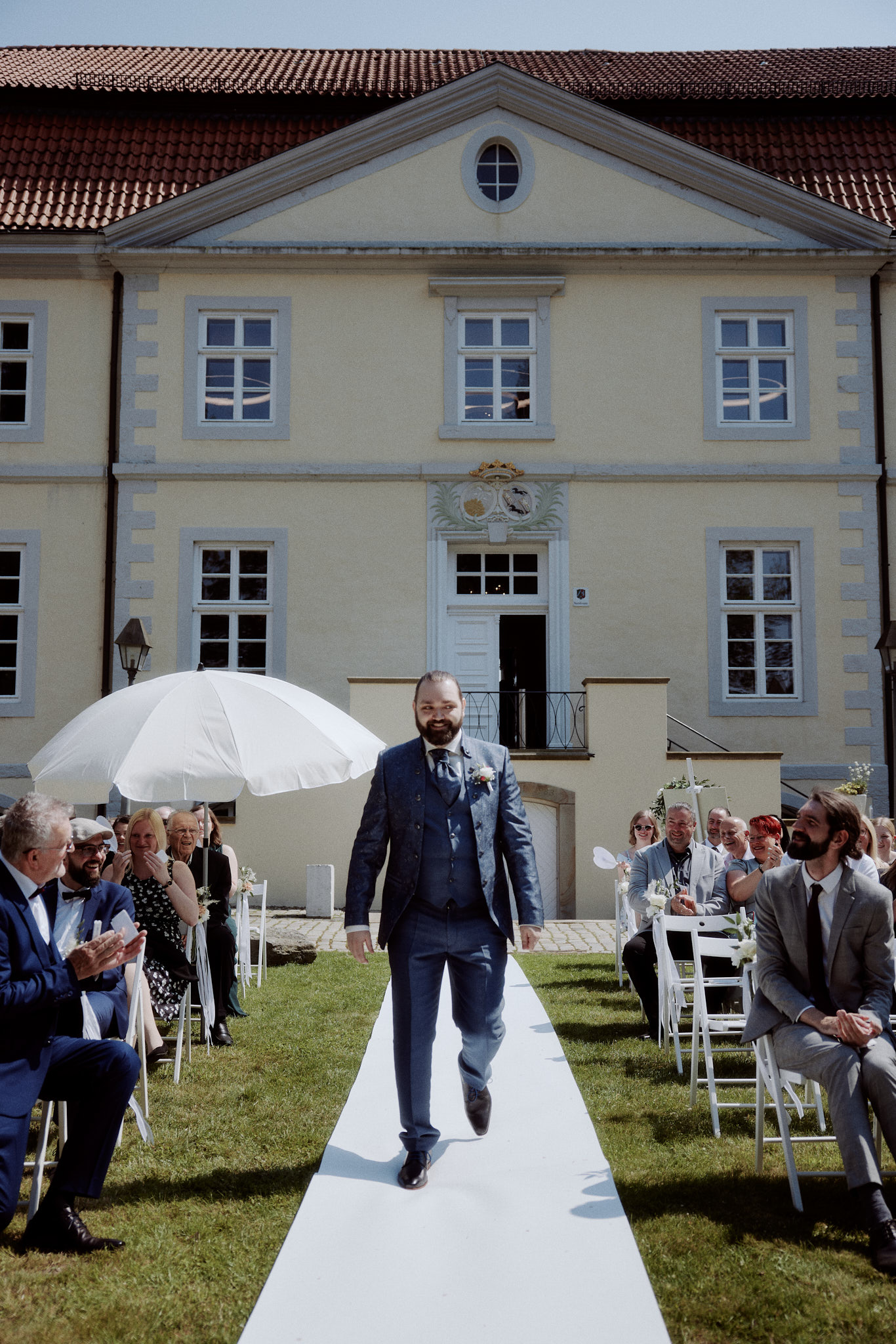 Hochzeitsfotos auf Schloss Ovelgönne freie Trauung Bad Oeynhausen